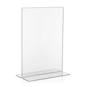 Small Acrylic Menu Display Stand