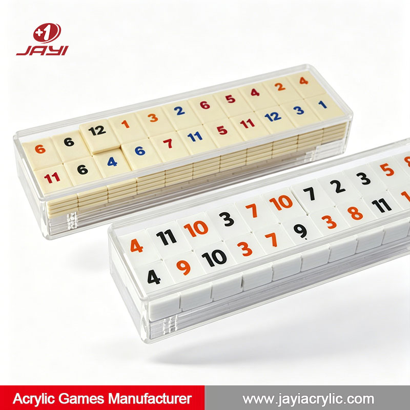 Acrylic Rummikub Tiles Set