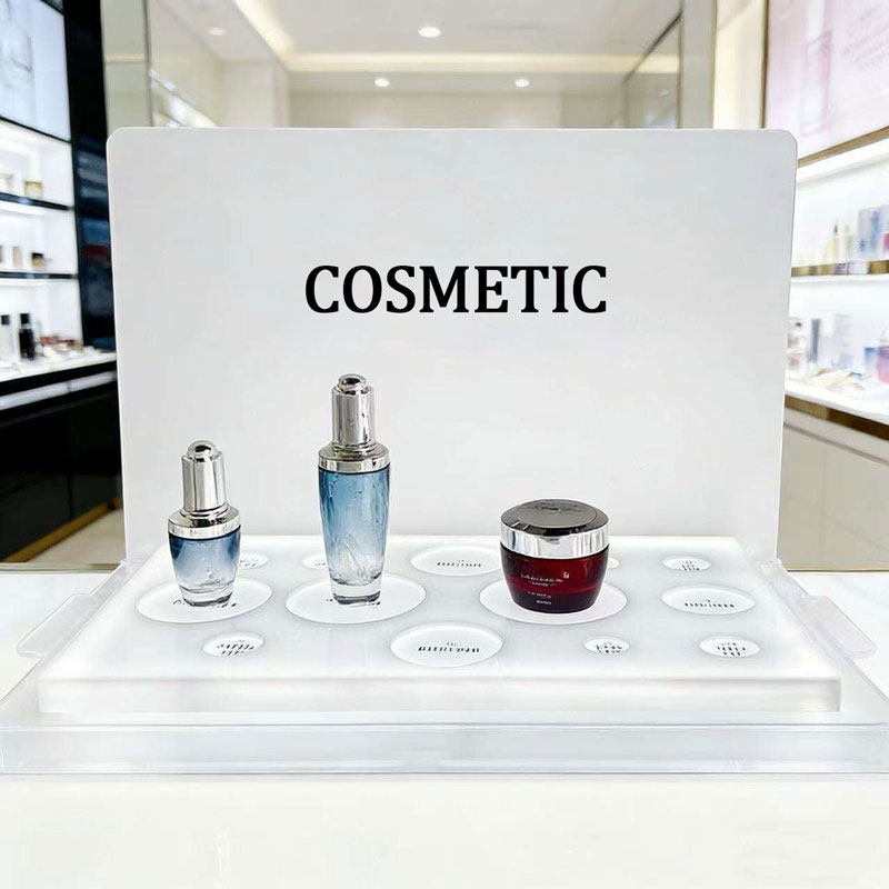 Countertop Illuminated LED Acrylic Cosmetic Display