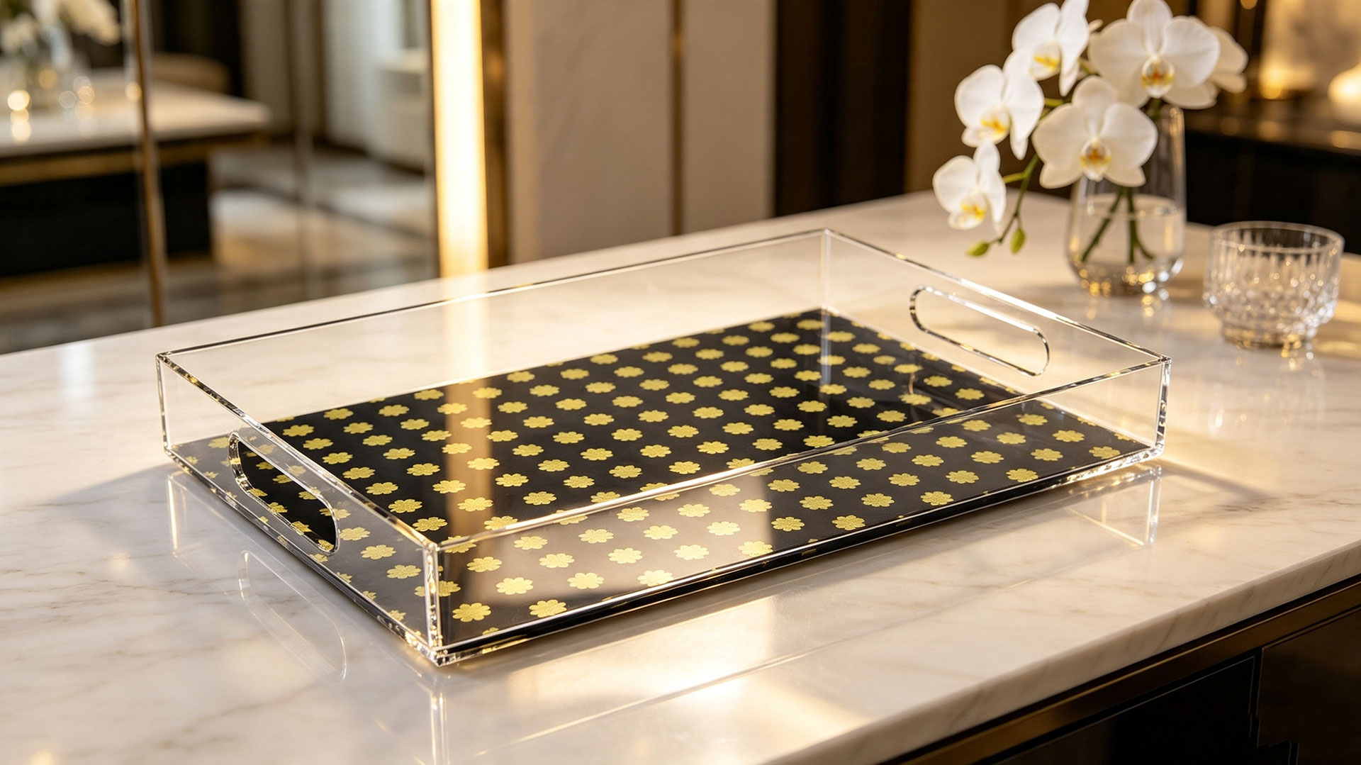 Custom acrylic tray