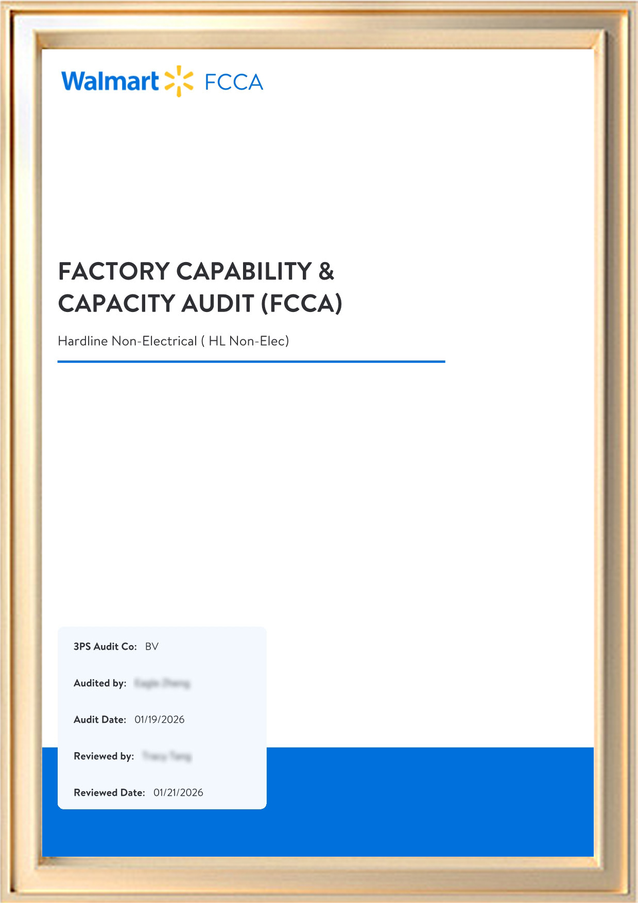 Jayi Acrylic Pass Walmart Supplier Audit (1)