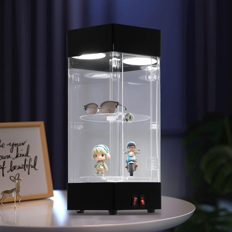 Lockable Illuminated Acrylic Display Box