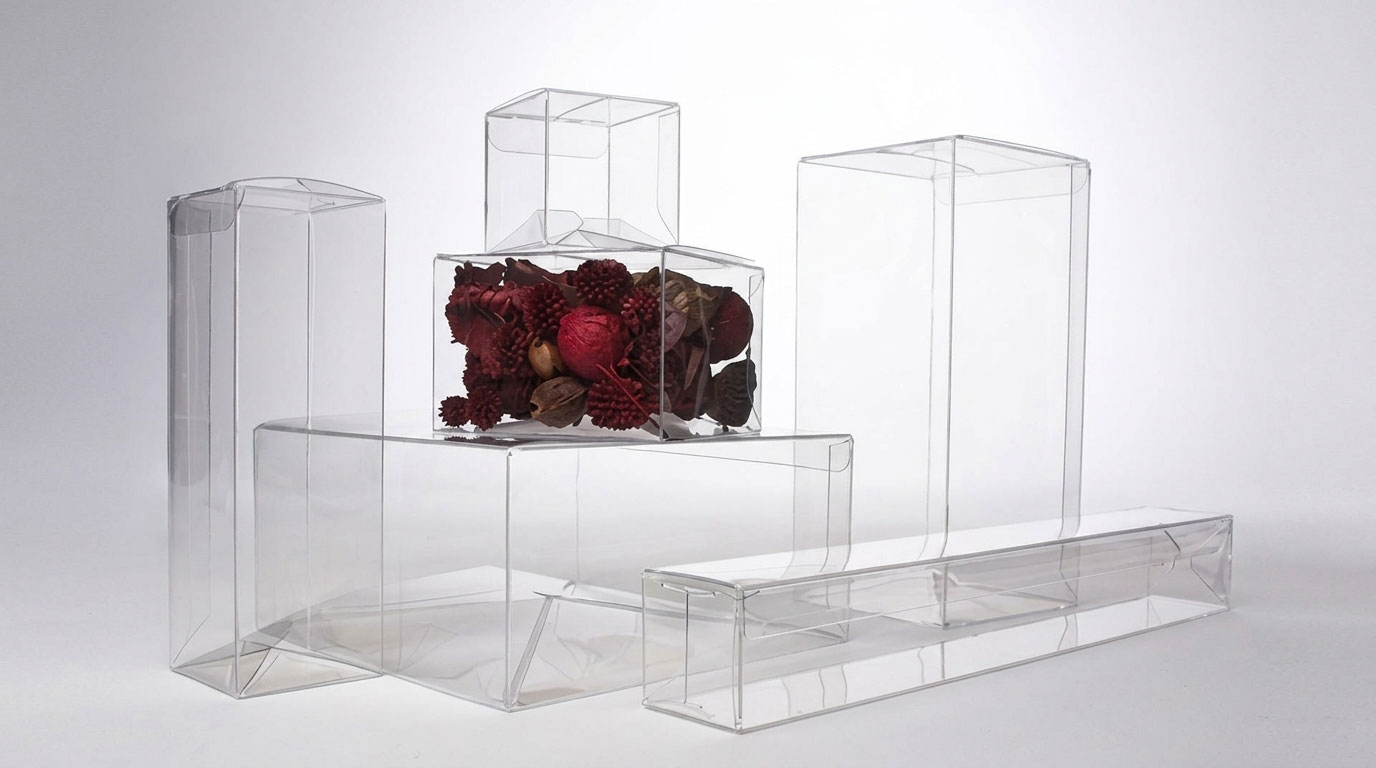 PVC display boxes