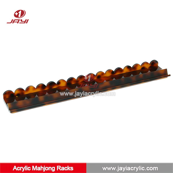 Scallop Tortoise Shell Acrylic Mahjong Racks