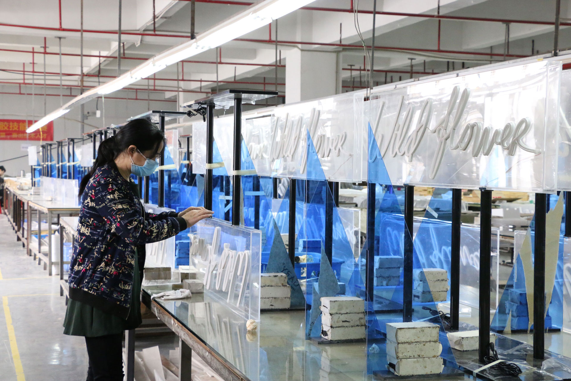 acrylic LED display stands