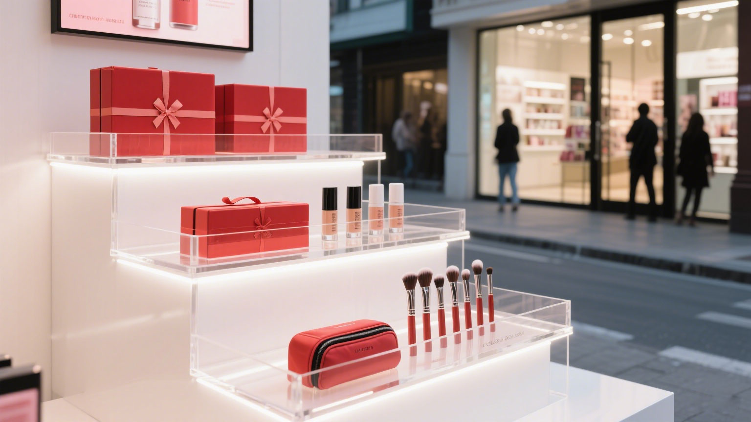 acrylic cosmetic display (2)