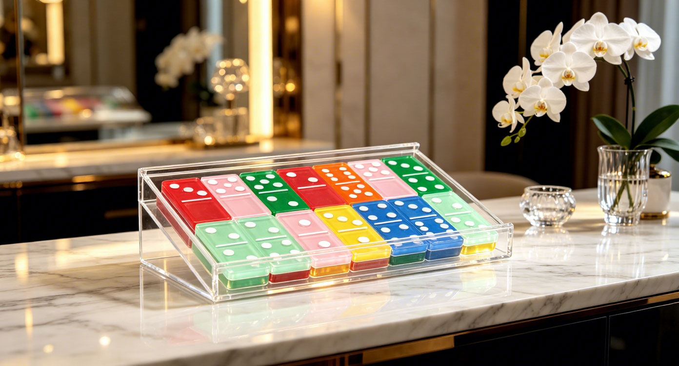 acrylic domino set