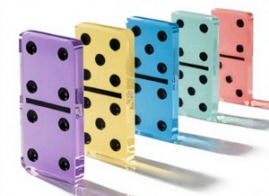 acrylic dominoes