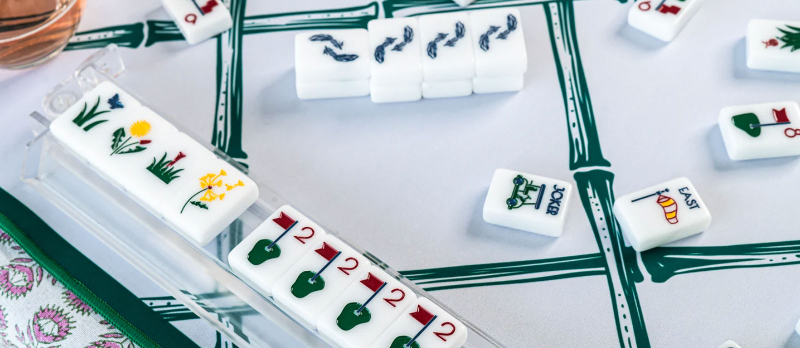 acrylic mahjong set