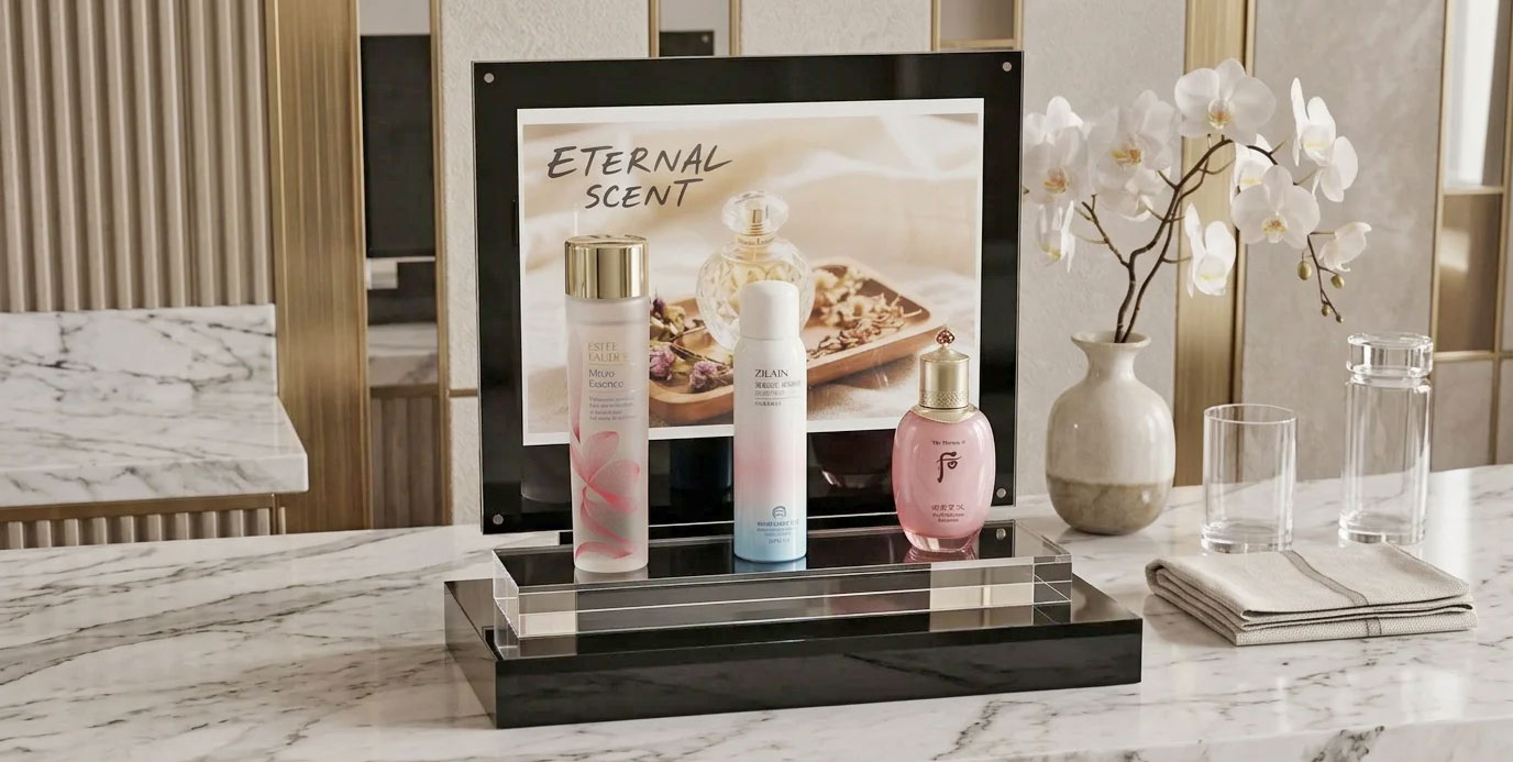 custom acrylic cosmetic displays