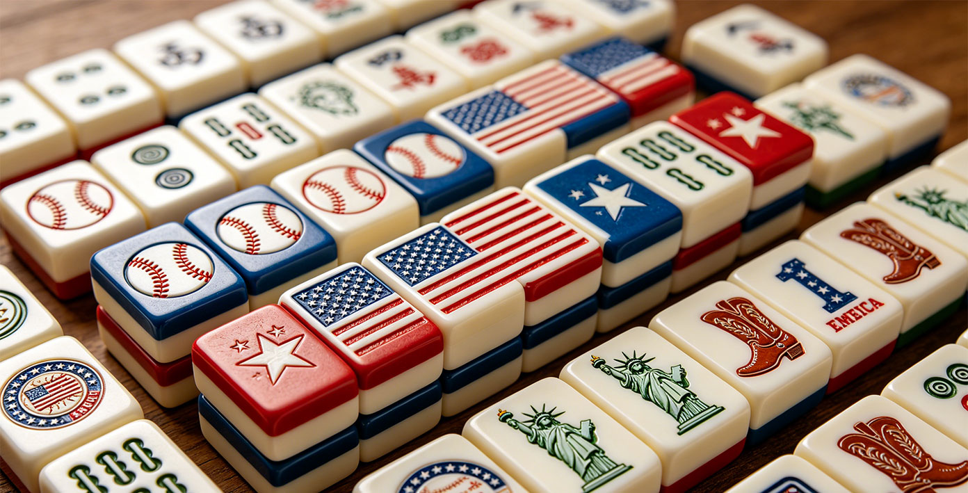 custom american mahjong set
