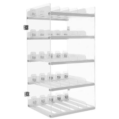 open-top acrylic ZYN display case